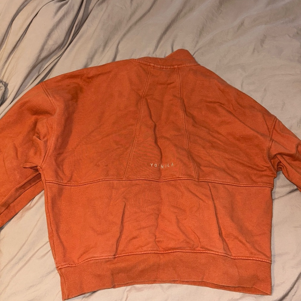 Youngla Rust Quarter-Zip Pullover - image 3